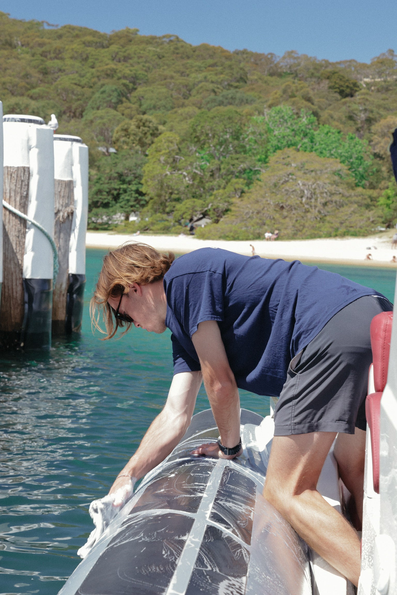 Hands-on care for a well-presented vessel
