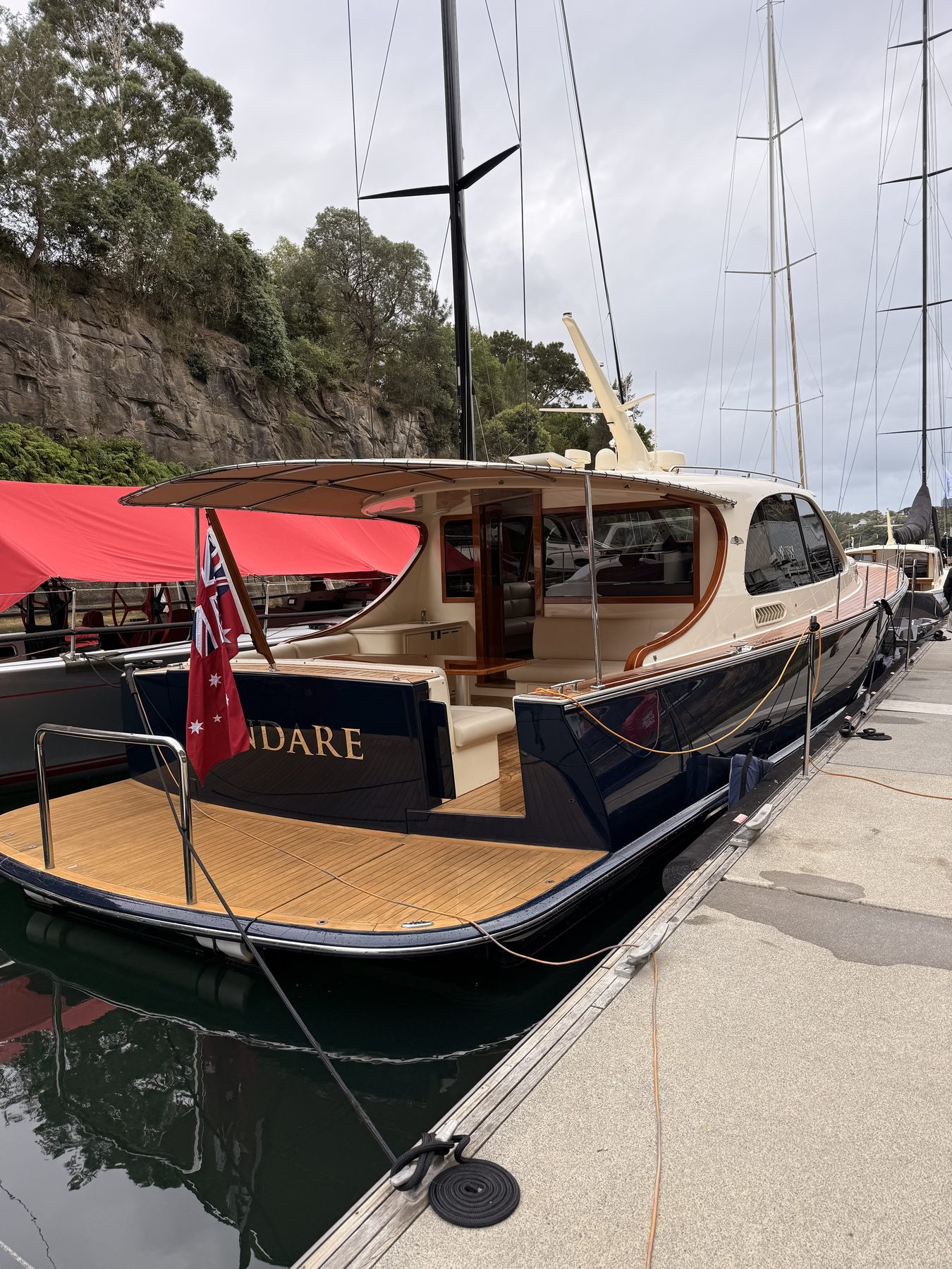 Palm Beach motor yacht under 605 Marine Co vessel management in Sydney